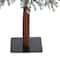 7ft. Pre-Lit Flocked Grand Alpine Artificial Christmas Tree, Clear LED Lights